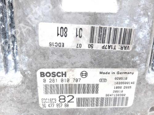 Engine control unit (ECU) PEUGEOT 206 Hatchback (2A/C) 1.4 HDi eco 70 | BP20735242M57 