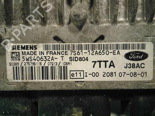 Engine control unit (ECU) FORD FIESTA V (JH_, JD_) 1.4 TDCi | BP20798570M57 