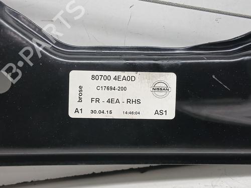 Front right window mechanism NISSAN QASHQAI II (J11, J11_)  | BP29275681C23 
