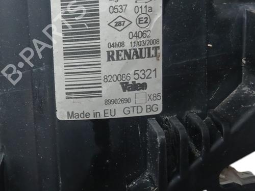Left headlight RENAULT CLIO III (BR0/1, CR0/1) 1.2 16V (BR0R, BR1D, BR1L, CR0R) | BP36325417C28  - Image 7