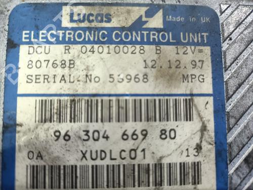 Engine control unit (ECU) PEUGEOT 406 (8B) 2.1 TD 12V | BP20825691M57 