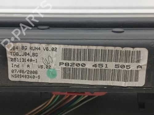 Instrument cluster RENAULT SCÉNIC II (JM0/1_) 1.5 dCi (JM02, JM13) | BP27996214C47 