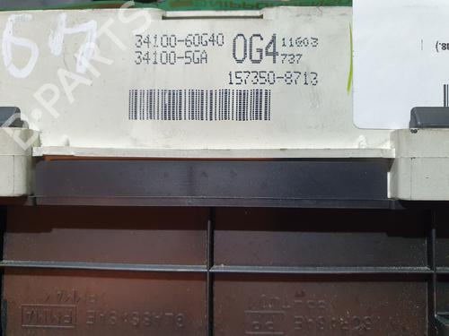 Instrument cluster SUZUKI BALENO Hatchback (EG) 1.6 i 16V (SY416) | BP20828681C47 