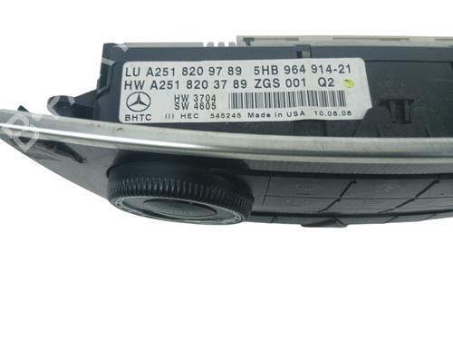 Climate control MERCEDES-BENZ M-CLASS (W164) ML 280 CDI 4-matic (164.120) | BP31631203I5 - Image 6