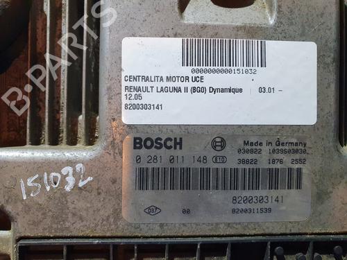 Engine control unit (ECU) RENAULT LAGUNA II (BG0/1_) 1.9 dCi (BG08, BG0G) | BP20826793M57 
