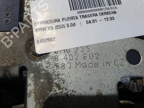 Rear right lock BMW X5 (E53) 3.0 d | BP20833924C99 