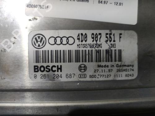 Engine control unit (ECU) AUDI A6 C5 (4B2) 2.8 quattro | BP20840234M57 