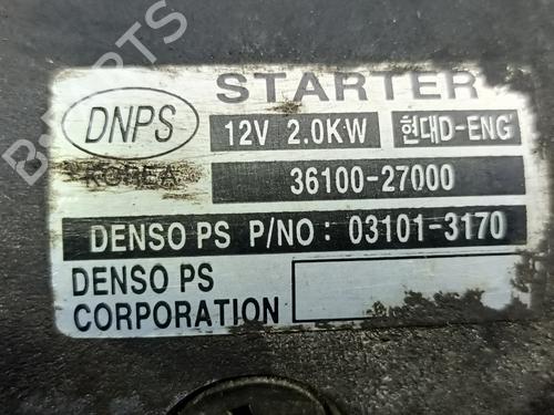 Starter KIA CARENS II MPV (FJ)  | BP20824666M8 