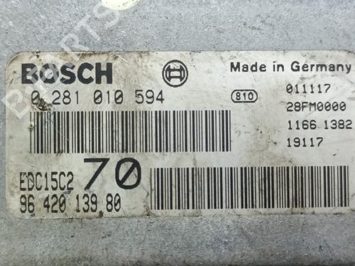 Engine control unit (ECU) PEUGEOT 206 Hatchback (2A/C)  | BP20836226M57 