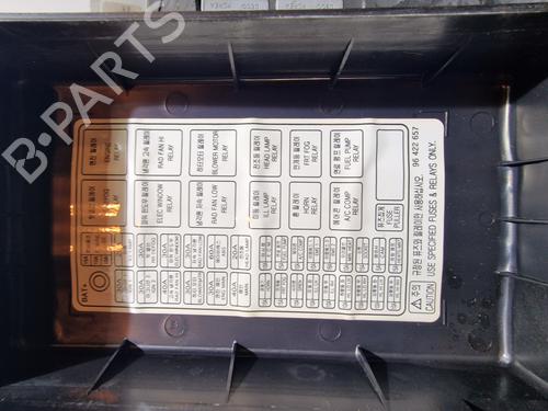 Zekeringkast CHEVROLET REZZO MPV (U100) 1.6 | BP20837696E1 