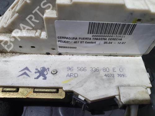 Rear right lock PEUGEOT 407 (6D_)  | BP20828274C99 