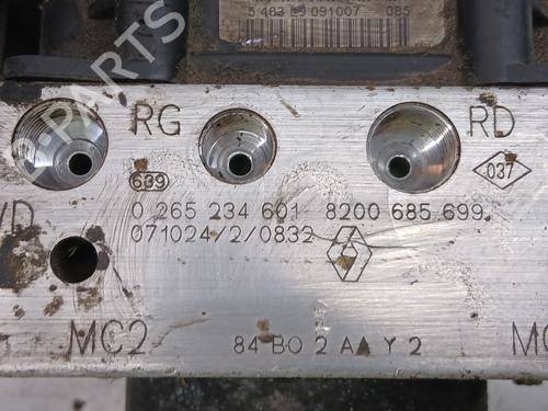 ABS Bremseaggregat RENAULT MEGANE II (BM0/1_, CM0/1_)  | BP29072070M43 