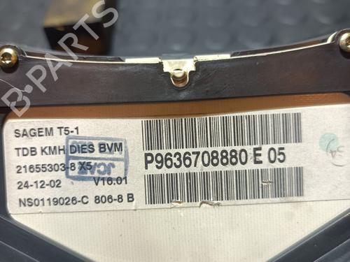 Instrument cluster PEUGEOT 307 Break (3E) 2.0 HDI 90 | BP20829873C47 