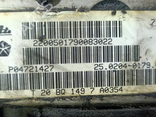 ABS pump CHRYSLER VOYAGER IV (RG, RS)  | BP20838926M43 