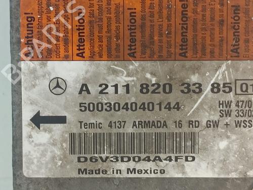 Kollisjonspute styreenhet MERCEDES-BENZ E-CLASS (W211) E 220 CDI (211.006) | BP20840302M53 