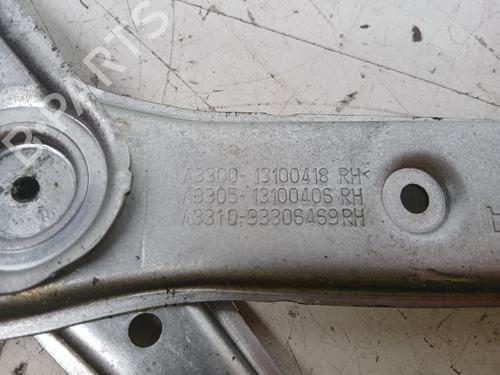 Front right window mechanism OPEL ASTRA H (A04) 1.9 CDTI (L48) | BP26384255C23 