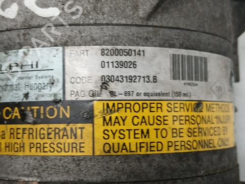 AC compressor RENAULT MEGANE II (BM0/1_, CM0/1_) 1.6 16V (BM0C, CM0C) | BP27367485M34 