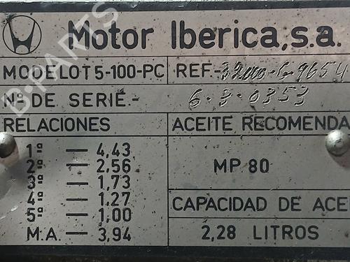 Gearbox NISSAN PATROL III/2 Station Wagon (W260)  | BP20844726M3 
