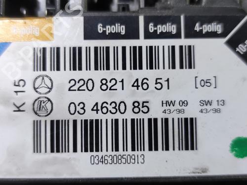 Electronic module MERCEDES-BENZ S-CLASS (W220) S 430 (220.070, 220.170) | BP20821157M83 