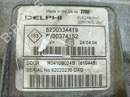 Engine control unit (ECU) RENAULT MEGANE II (BM0/1_, CM0/1_)  | BP20830923M57 
