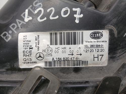 Left headlight MERCEDES-BENZ M-CLASS (W164) ML 320 CDI 4-matic (164.122) | BP31191309C28 