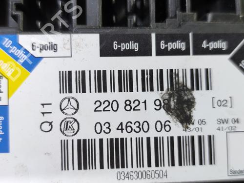 Elektronisk modul MERCEDES-BENZ S-CLASS (W220, V220) S 430, S 430 L (220.070, 220.170) | BP20832694M83 
