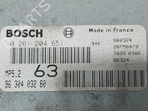 Engine control unit (ECU) PEUGEOT 406 Coupe (8C) 2.0 16V | BP20836367M57 