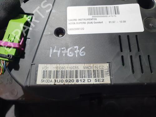 Instrument cluster SKODA SUPERB I (3U4) 1.9 TDI | BP20837307C47 