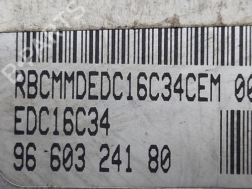 Engine control unit (ECU) PEUGEOT 307 Break (3E) 1.6 HDi 110 | BP20841352M57 