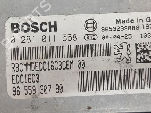 Engine control unit (ECU) PEUGEOT 407 (6D_) 1.6 HDi 110 (6D9HZC, 6D9HYC) | BP34559040M57 - Image 3