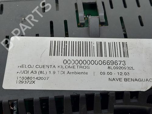 Instrument cluster AUDI A3 (8L1) 1.9 TDI | BP26394851C47 