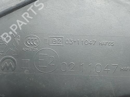 Left mirror PEUGEOT 208 I (CA_, CC_) 1.2 VTI 82 | BP23143682C26