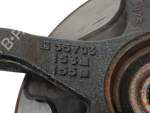 Left front steering knuckle OPEL CORSA C (X01)  | BP31613685M25 