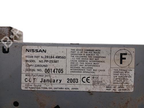Radio NISSAN X-TRAIL I (T30)  | BP32034447E6 