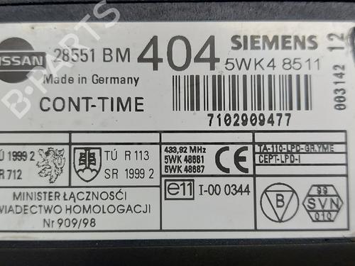 Comfort control module NISSAN ALMERA II Hatchback (N16) 2.2 dCi | BP20826357M56 