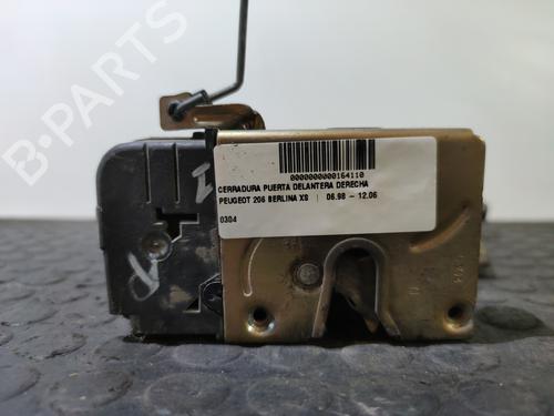 Used Front right lock PEUGEOT 206 Hatchback (2A/C) 1.4 LPG (75 hp) 20819025