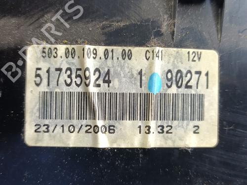 Instrument cluster FIAT CROMA (194_) 1.9 D Multijet (194AXC1B, 194AXC12) | BP20834764C47 