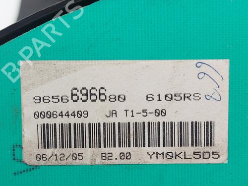 Instrument cluster PEUGEOT 206 Hatchback (2A/C) 1.4 HDi eco 70 | BP27250231C47 