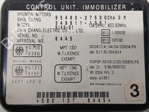 Electronic module HYUNDAI COUPE II (GK) 2.0 GLS | BP28705713M83 