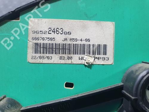 Instrument cluster CITROËN BERLINGO / BERLINGO FIRST Box Body/MPV (M_) 2.0 HDI 90 (MBRHY, MCRHY) | BP20831966C47 