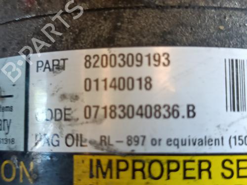 AC compressor RENAULT SCÉNIC II (JM0/1_) 1.9 dCi (JM0G, JM12, JM1G, JM2C) | BP20830511M34 