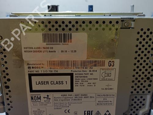 Radio NISSAN QASHQAI II (J11, J11_)  | BP20844758E6