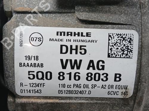 AC compressor VW GOLF VII (5G1, BQ1, BE1, BE2)  | BP27284954M34 