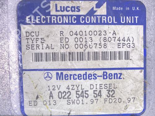 Engine control unit (ECU) MERCEDES-BENZ C-CLASS (W202) C 220 D (202.021) | BP20837129M57 