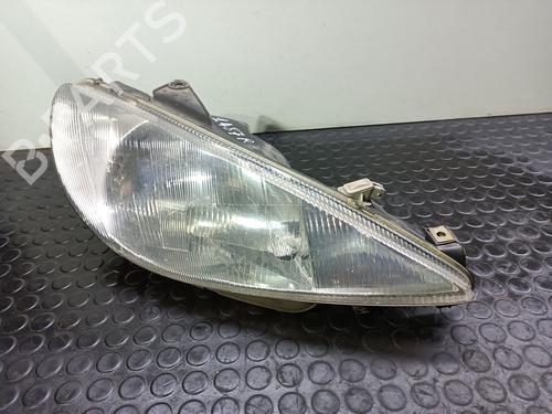 Right headlight PEUGEOT 206 Hatchback (2A/C) 1.9 D | BP22999794C29 