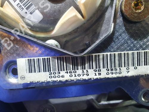 Driver airbag MERCEDES-BENZ C-CLASS (W203) C 200 Kompressor (203.045) | BP20832645C9 