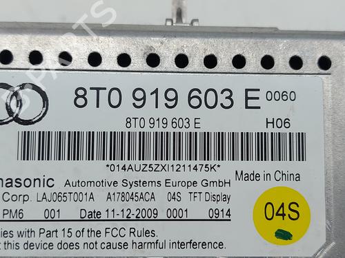 Display monitor AUDI A4 B8 (8K2)  | BP29879270C48