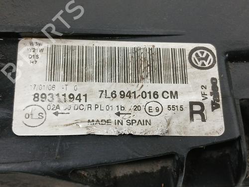 Right headlight VW TOUAREG (7LA, 7L6, 7L7)  | BP31132957C29 