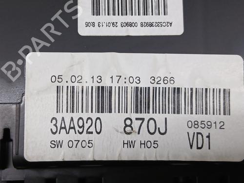 Kombinert Instrument VW PASSAT B6 Variant (3C5)  | BP29610901C47 