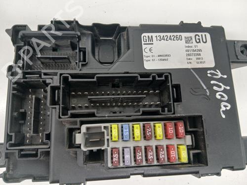 Fuse box OPEL CORSA D (S07) | BP30551651E1